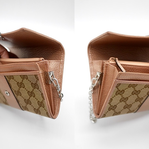 🍓GUCCI GG Envelop Canvas Wallet - Picture 13 of 14